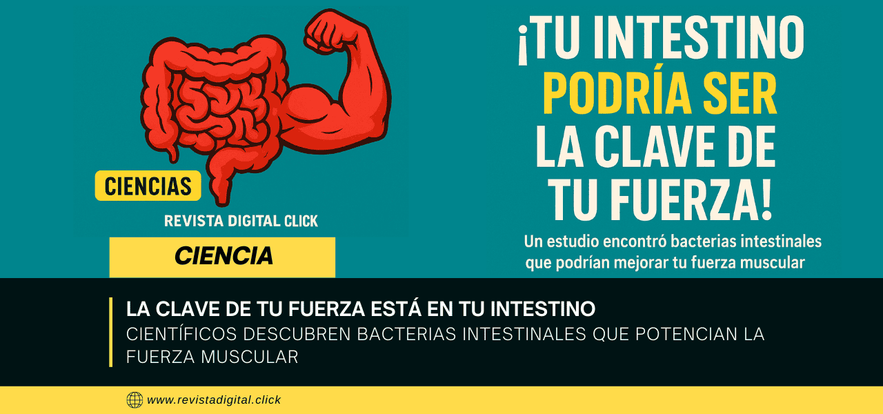 Científicos descubren bacterias intestinales que potencian la fuerza muscular